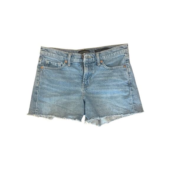 Banana Republic Premium Denim Mid-Rise Cutoff Shorts Size 28 – Light Wash Shorts - Picture 1 of 3
